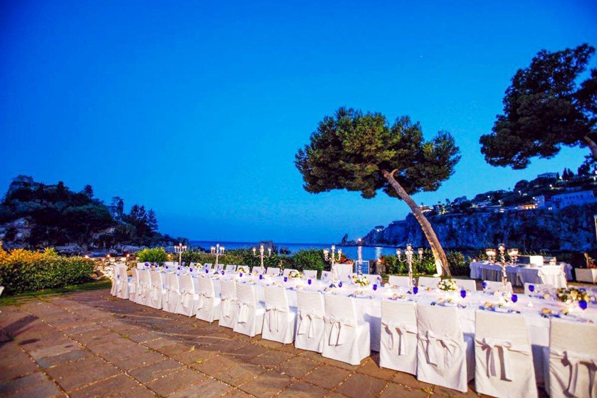 Matrimonio in riva al mare di Taormina, Hotel La Plage